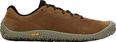 Atlete burrash Merrell Vapor Glove 6 LTR M J067863, lëkurë natyrale, taban VIBRAM, kafe