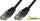 Kabllo rrjeti MicroConnect Patchcord U UTP CAT6, 0.5m, set 10 copë, e zezë