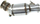 Downpipe TurboWorks BMW F20 F30 3.0 benzinë, 76mm, çelik inox, pa katalizator