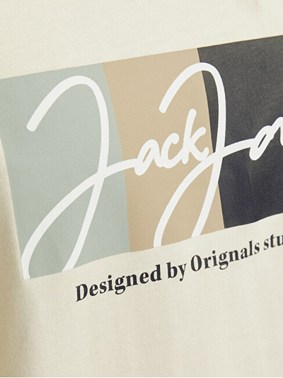 Maicë për meshkuj Jack & Jones JORPORTLAND, bezhë