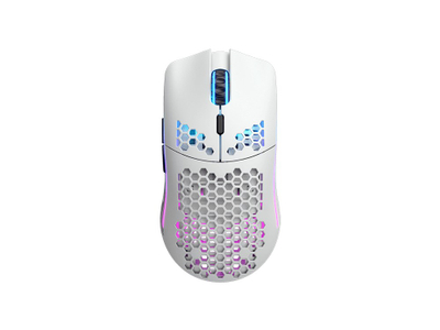 Mouse wireless Glorious Model O, gaming, RGB, i bardhë