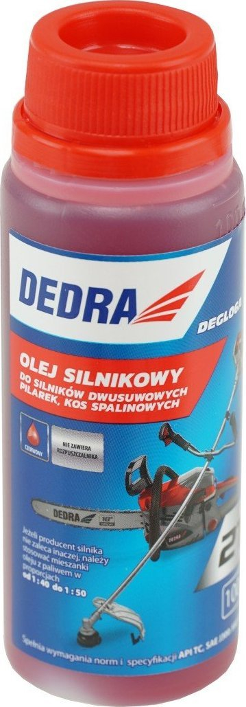 Vaj Dedra për motorë 2 taktësh të sharrave motorike, 100 ml