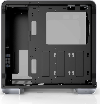 Kuti PC Jonsbo U4 Plus, ATX Micro ATX ITX, xham i temperum, ngjyrë argjendi