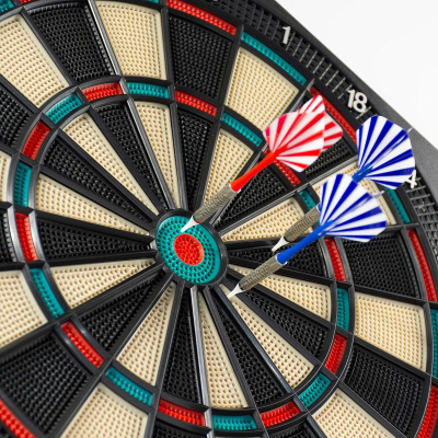 Tabllo elektronike dart Enero Dart Electronic Pro, 45 cm, 4 numërues, e zezë