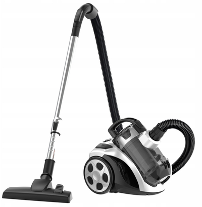 Fshesë me korent Kamille Cyclonic Bagless, 800W, filtër HEPA, e zezë
