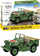 Set ndërtimi Cobi Historical Collection WWII Jeep Willys MB Medical, 1:35, me figurë doktori, shumëngjyrësh