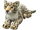Lodër pelushi Dubi Cheetah, gepard, 70 cm, bezhë me njolla