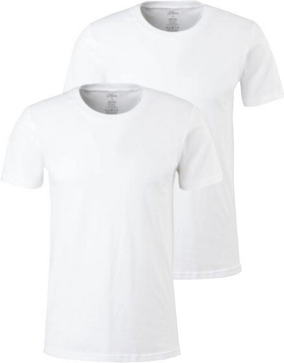 Maica S.Oliver Slim Fit, të bardha, 2 palë, nr. L