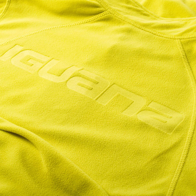 Bluzë fleece për burra Iguana Vilos, 2XL, poliester, ngjyrë lime