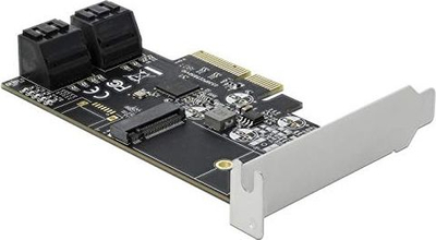 Kartë kontrolli SATA DeLOCK 90396, SATA 6Gb/s, PCIe 3.0 x4, e zezë