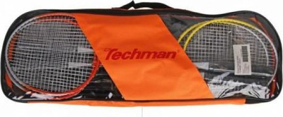 Сет за бадминтон Techman TB230, 4 рекети, со мрежа, повеќебоен