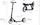 Trotinet Blackwheels Zoom, rrota 200mm, palosës, i zi