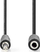 Kabllo audio stereo Nedis, zgjatues 3.5mm mashkull në 3.5mm femër, 1m, e zezë