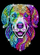 Set kreativ KITFIX Sequin Art Purple Harlequin Hound, DIY, me sekuina shumëngjyrëshe, lejla