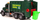 Kamion lodër koshash Toy Garbage Truck 9525, me drita dhe zë, 38cm, shumëngjyrësh