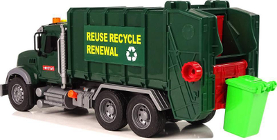 Kamion lodër koshash Toy Garbage Truck 9525, me drita dhe zë, 38cm, shumëngjyrësh