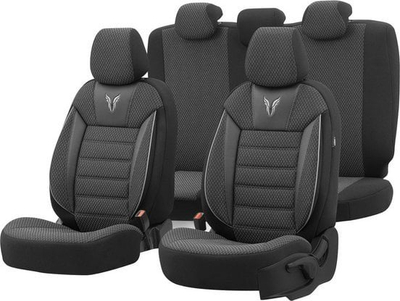 Mbulesë sediljeje pasme Otom OT76893 Toro 902, tekstil, gri e zezë