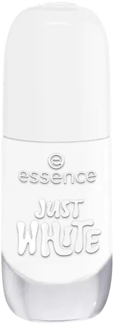Llak xhel për thonj Essence The Gel Just White 33, 8ml, i bardhë