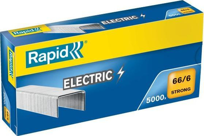 Kapsa zyre Rapid Strong 66/6, të galvanizuara, 5000 copë