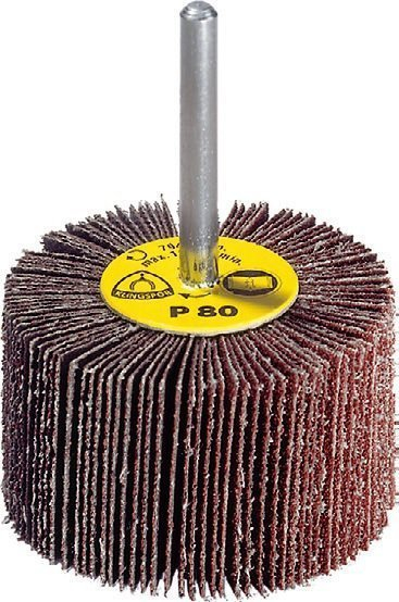 Furçë gërryese me bosht Klingspor KM 613, 60 x 20 x 6 mm, granulim 150