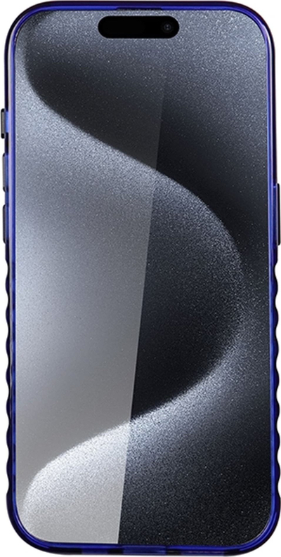 Kapak telefoni Audi IML Hard Case, për iPhone 15 Pro 6.1", me MagSafe, blu