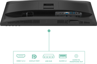 Monitor AOC 24P4U, 23.8\", Full HD 1920x1080, i zi