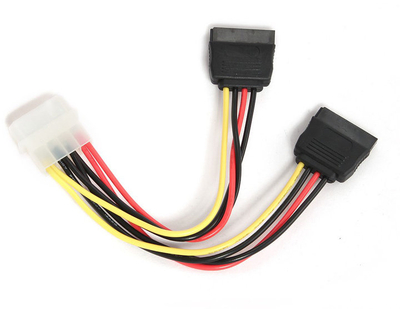 Kabllo reduktuese SATA -  1x 5.25 2xSATA