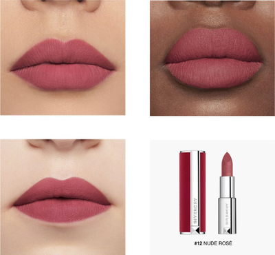 Кармин GIVENCHY Le Rouge Deep Velvet, мат пудра, розева