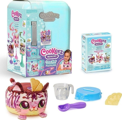 Set lodër COBI Cookeez Cake Makers Ice Cream Fridge 23511, maskota me erë të mirë, me zëra, shumëngjyrësh