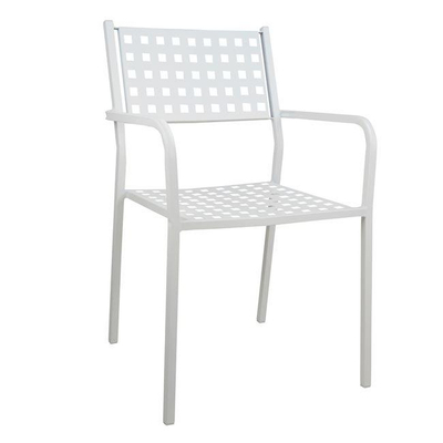 Kolltuk metalike Zeta, 54×51×84 cm (HM5031.02), bardhë