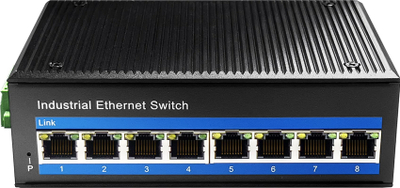 Switch PoE industrial Cudy IF1008P, 8 porta, 10/100 Mbps, gri