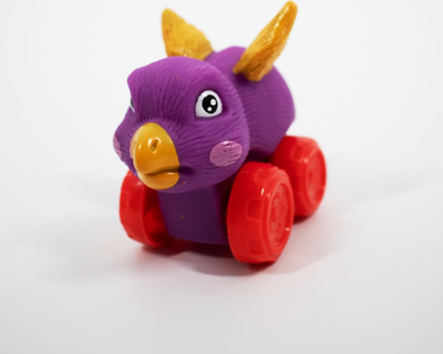 Lodër makinë dinosauri pa markë Dinosaur Car Mix, plastikë, shumëngjyrëshe