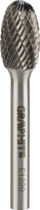 Freza metalike Graphite HM 55H366, ovale, 12 x 20 mm, shank 6 x 45 mm