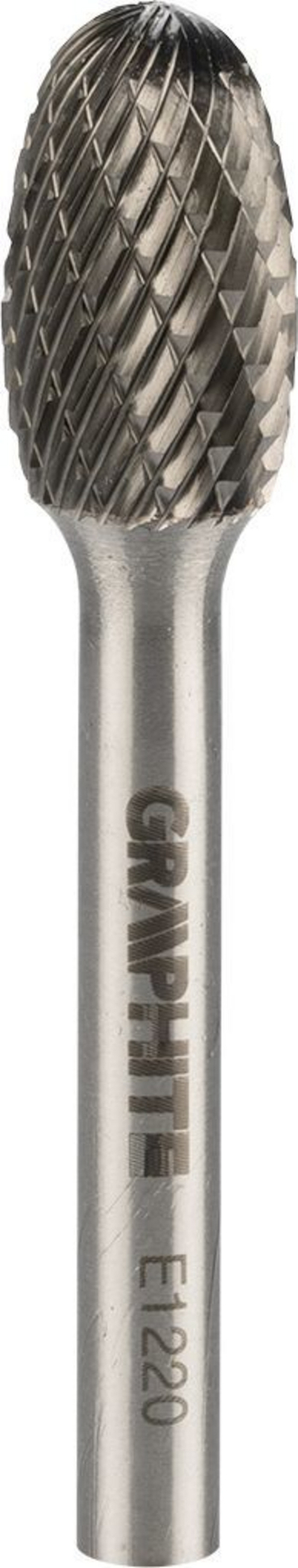 Freza metalike Graphite HM 55H366, ovale, 12 x 20 mm, shank 6 x 45 mm