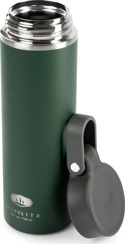 Termos GSI Outdoors Microlite Twist, 720ml, i gjelbër