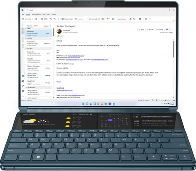 Laptop Lenovo YOGA Book, 13.3", Intel Core i7 1355U, 16 GB RAM, 1 TB SSD, i kaltër