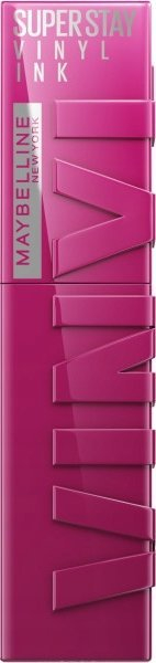 Ruz lëngshëm Maybelline SuperStay Vinyl Ink 170 Unafraid, qëndrueshmëri e gjatë, finish me shkëlqim, rozë fuchsia