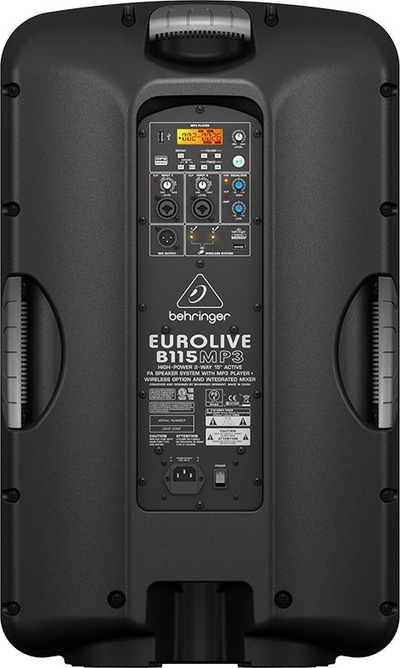 Boks aktiv Behringer Eurolive B115MP3, 15", 1000W, i zi
