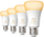 Set poça Philips Hue White Ambiance 6W 800lm E27, 4 copë