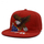 Kapele bejsbolli me strehë të rrafshët (Snapback) me shqiponjë dhe flamur Amerikan