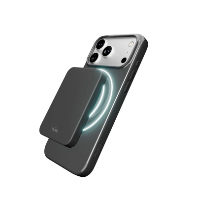 Kapak telefoni Puro Pulse për iPhone 17 Pro Max, me MagSafe, i zi