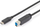 Kabllo Digitus USB-C - USB-B, 1.8m, e zezë