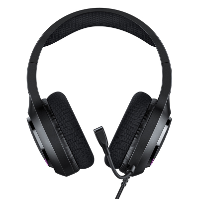 Kufje gaming ONIKUMA X31, me mikrofon, drita RGB, të zeza