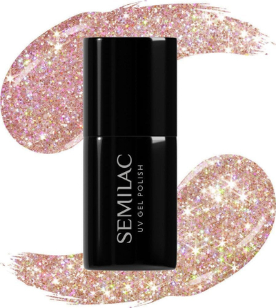 Хибриден лак за нокти Semilac 243 Sea Star, 7ml, со сјај