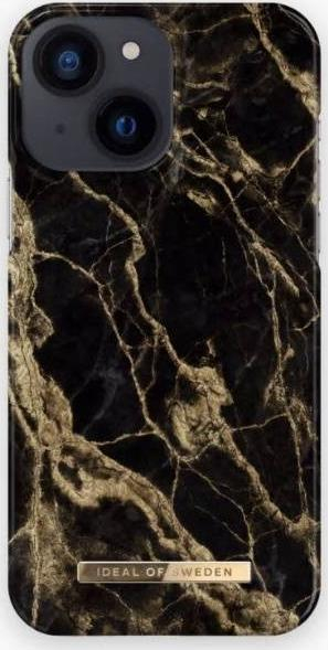 Kuti telefoni iDeal Of Sweden Golden Smoke Marble për iPhone 13 mini, TPU, me pllakë magnetike, e artë mermeri