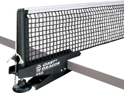 Rrjetë pingpongu Giant Dragon 9819 L, sistem kapëse, 175 cm, e zezë