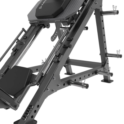Pajisje shtypje këmbe HMS LP3175, deri 450 kg, për disqe 25/50 mm, gri e zezë