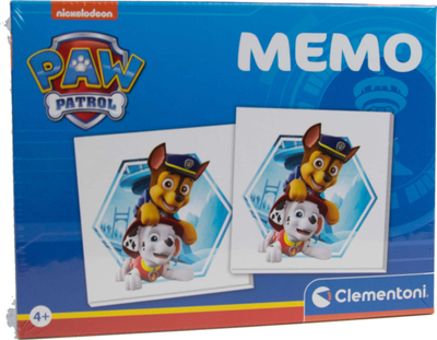 Lojë memo Clementoni Paw Patrol, 48 letra, 4+