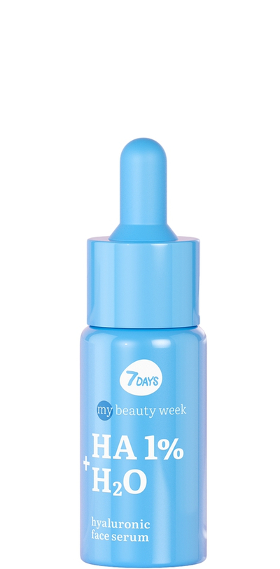 Serum për fytyrë 7 Days, Moisturizing Facial HA 1% + H2O, 20 ml