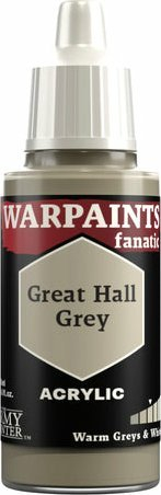 Bojë akrilike The Army Painter Warpaints Fanatic Great Hall Grey, 18ml, gri neutrale